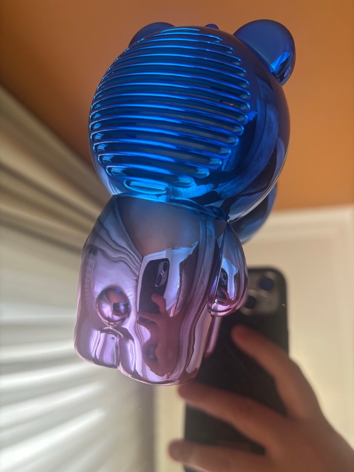 Kiwi şarjlı mini fan - mavi renk - Görsel 5