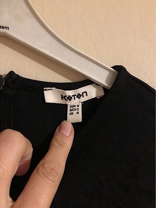 m Beden Koton kışlık kısa elbise