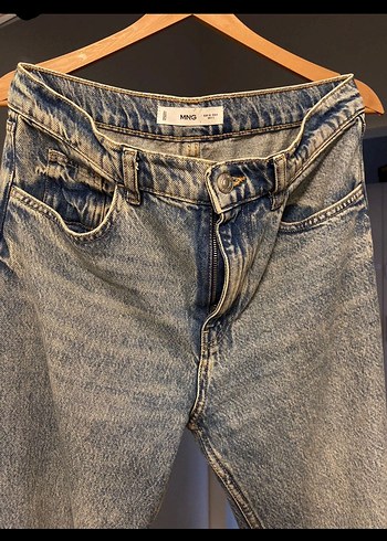 Gri Kadın Midi Boy Denim Pantolon - Görsel 3