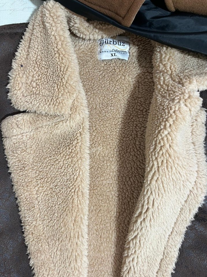 Kahverengi Kürklü Deri Kadın Ceket - Görsel 2