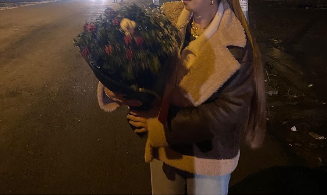 Kahverengi Kürklü Deri Kadın Ceket - Görsel 3