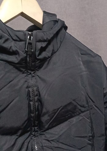 Stradivarius Siyah Fermuarlı Kadın Kışlık Ceket