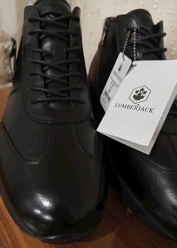 Siyah Deri Kürklü Erkek Bot - Görsel 3