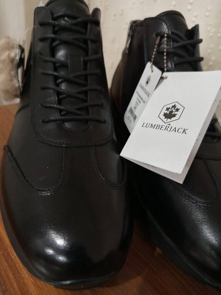 Siyah Deri Kürklü Erkek Bot - Görsel 3