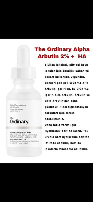 The ordinary alpha arbutin