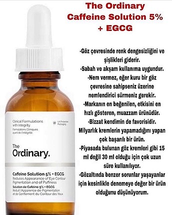 The Ordinary caffeine solution