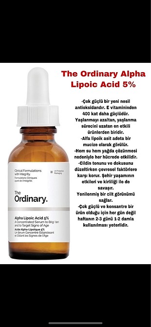 The Ordinary alpha lipoic