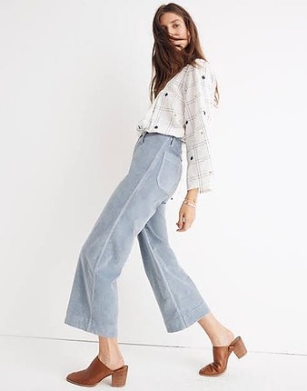 Madewell kadife pantolon