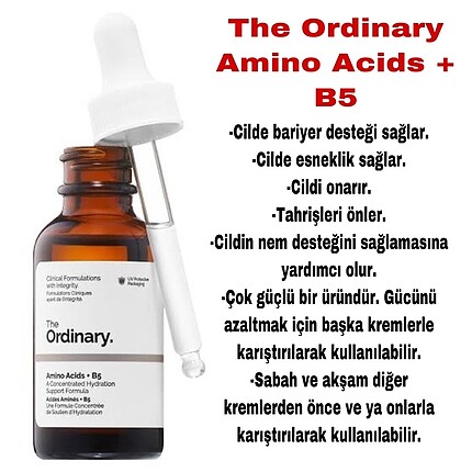 The ordinary aminoacid son fiyat