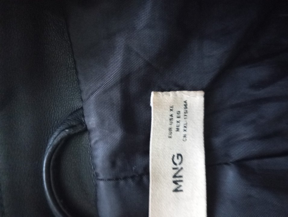 Siyah Deri Biker Ceket - Görsel 4