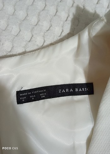 Beyaz Mini Kalem Elbise V Yakalı - Görsel 5