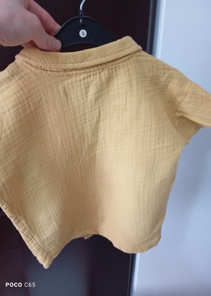 Yazlık  keten gömlek - Görsel 2