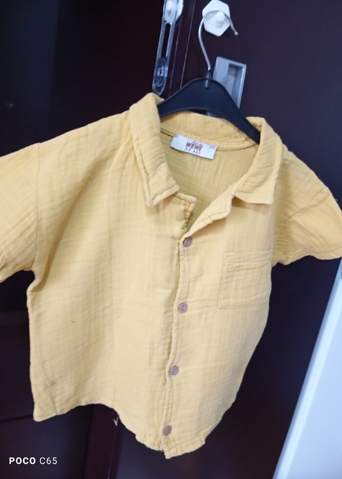 Yazlık  keten gömlek - Görsel 3