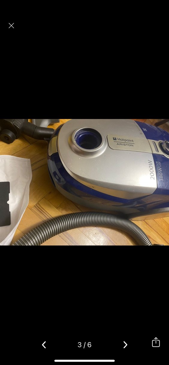 Mavi ve Gri Elektrikli Süpürge Seti - Görsel 4