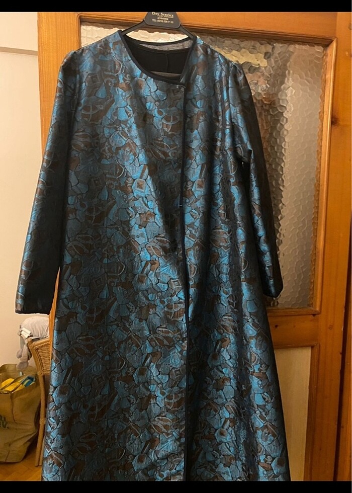 Bayan jakarlı kaftan - Görsel 2