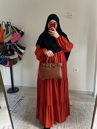 Kemer detay deri çanta