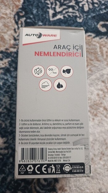 Araç ıçı nemlendırıcı - Görsel 3