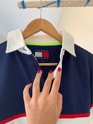 Tommy Hilfiger Tommy Hilfiger Orijinal Ruby Polo Shirt oversize bayan