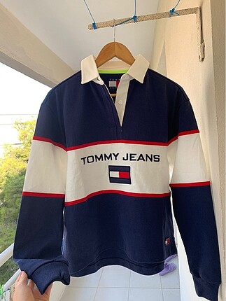 Tommy Hilfiger Orijinal Ruby Polo Shirt oversize bayan