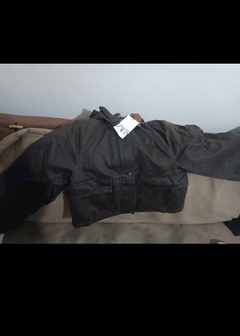 xs Beden Zara çocuk 13-14 yaş kahverengi ceket