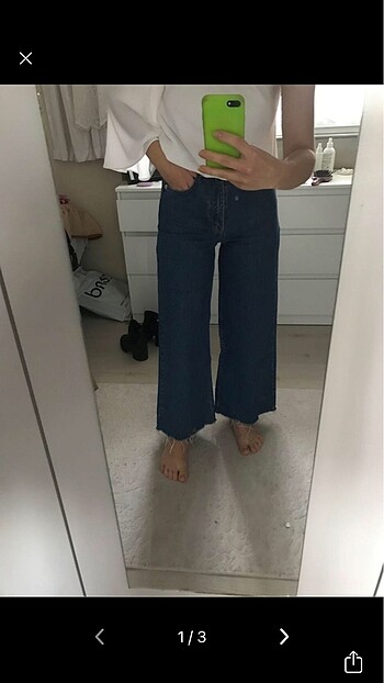 Zara wide leg pantolon