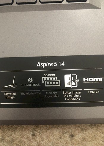 Acer Gri Acer Aspire 5 Laptop ( telefon takası düşünülür)
