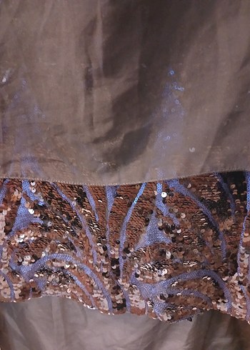 Siyah Drapeli Kısa Kollu Kadın Elbise - Görsel 2