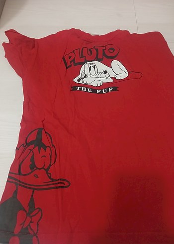 Lisanslı Kırmızı Mickey Mouse Baskılı Erkek Tişört - Görsel 5