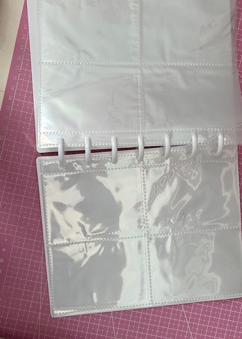 Beyaz Pastel Renkli Plastik Halkalı binder