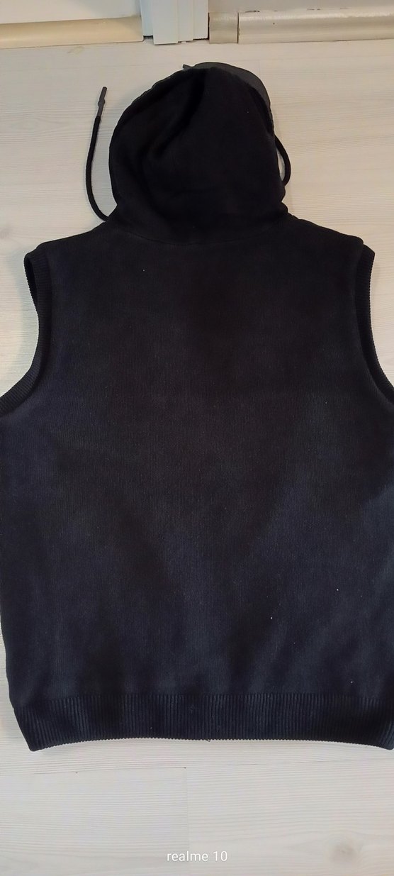 Siyah Fermuarlı Erkek  Yelek - Görsel 3