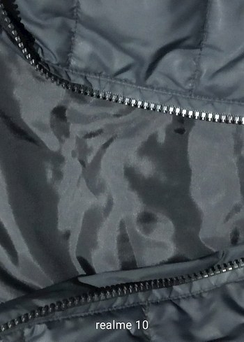 Siyah Kapüşonlu Erkek Mont - Görsel 6