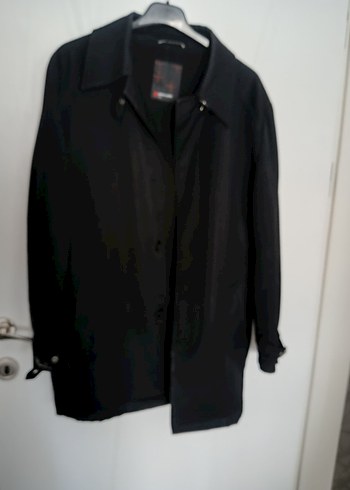 Pierre Cardin Siyah Palto