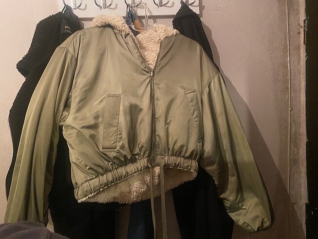 Pull and Bear Pull&bear çift taraflı peluş mont