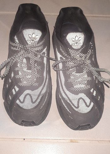 Adidas Kadın Siyah Adidas Bağcıklı Spor Ayakkabı