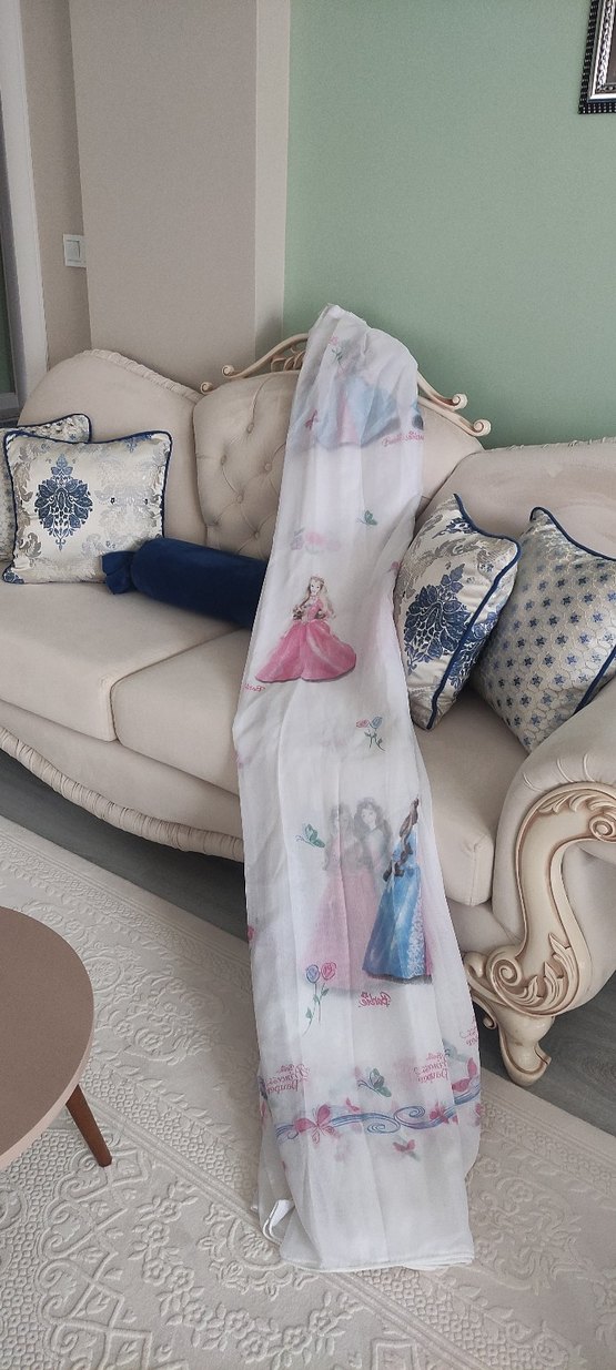 Barbie tül Perde - Görsel 4