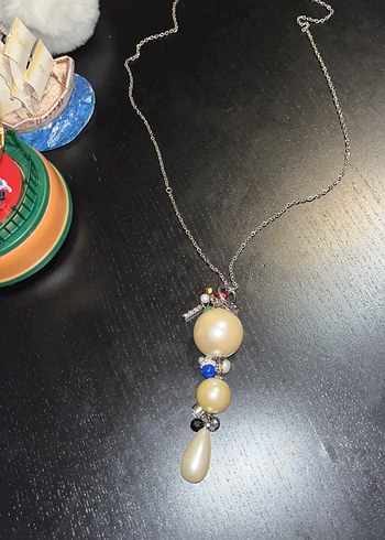 Uzun Boncuklu Bohem Kadın Kolye - Görsel 2