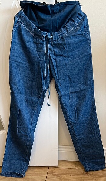 Ayarlanabilir Kot Hamile Pantolon - Görsel 2