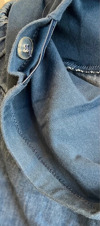 Ayarlanabilir Kot Hamile Pantolon - Görsel 3