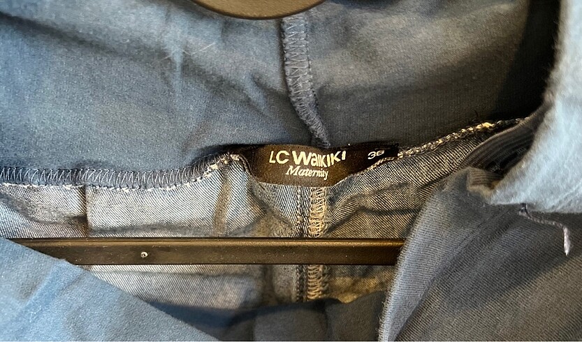 Ayarlanabilir Kot Hamile Pantolon - Görsel 7