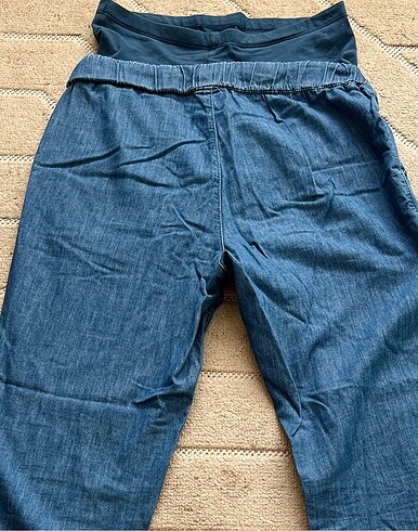 Ayarlanabilir Kot Hamile Pantolon - Görsel 10