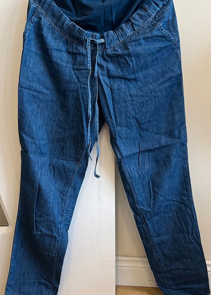 Ayarlanabilir Kot Hamile Pantolon - Görsel 2