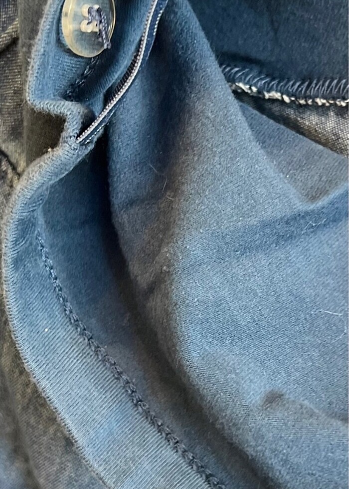 Ayarlanabilir Kot Hamile Pantolon - Görsel 3