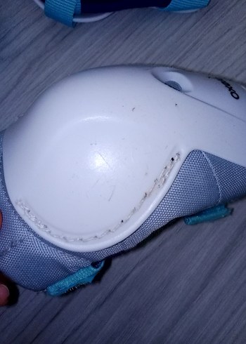 Beyaz Motosiklet Dizlikleri Velcro ile - Görsel 2