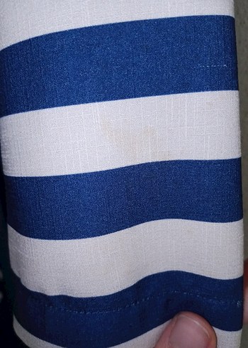 Drapeli Lacivert Bohem Uzun Elbise - Görsel 2