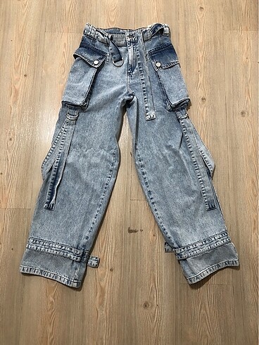 32 Beden mavi Renk Kot pantalon ithal