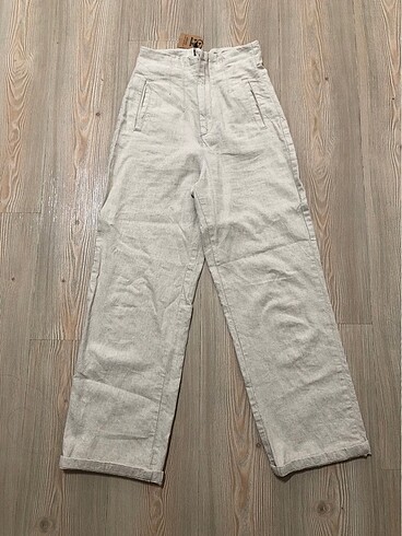 Keten pantolon - Görsel 3