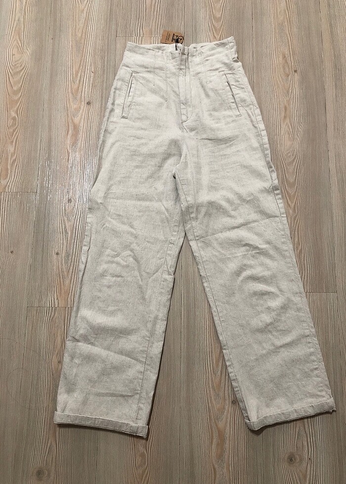 Keten pantolon - Görsel 3