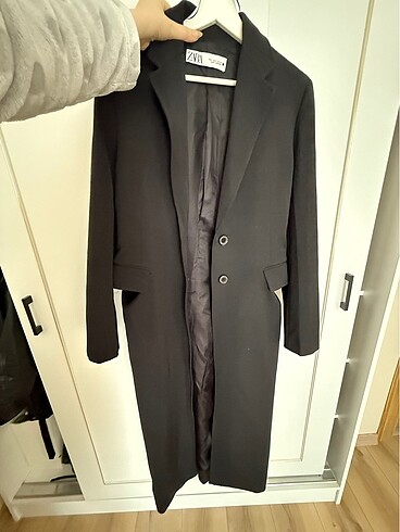 Zara uzun trençkot- blazer model