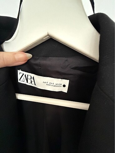Zara Zara uzun trençkot- blazer model