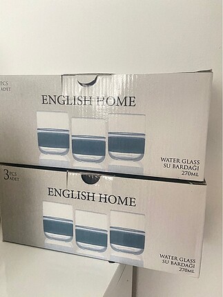 English home 6 adet su bardağı